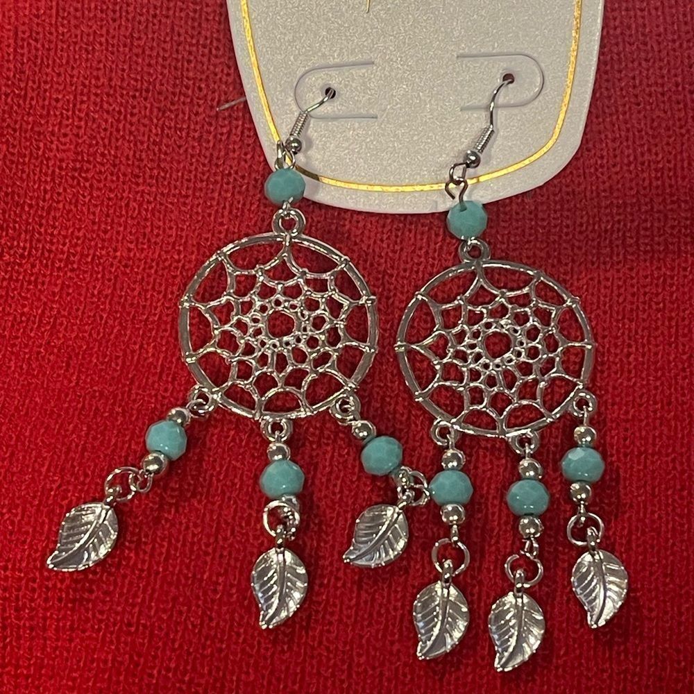 Dream catcher earings 